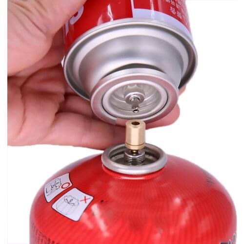 Gas Refill Adapter Outdoor Camping Stove Gas Cylinder Gas Tank Gas Burner Accessories Hiking Inflate Butane Canister