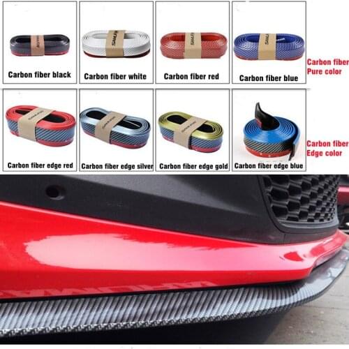 Car Front bar Protector Modified general Carbon Fiber DIY Car Wrap Film Gloss Automotive Wrap Film Self-Adhesive Anti-Collision