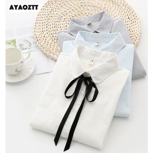 Блузки с бантом AYAOZTT China At AliExpress