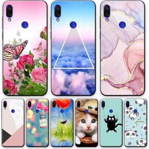 For Xiaomi Redmi Note 7 Case Silicone Redmi Note 7 Pro Soft Tpu Phone Case For Redmi Note 7 Case 6.3 Inch Full Protective