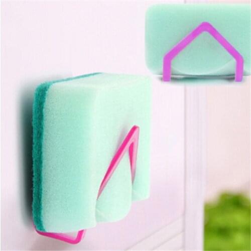 Kitchen Sponge Holder Sink Dish Cloths Rack Suction Sponge Holder Clip Rag Storage Rack Home Kitchen Organizer Accessory Tools