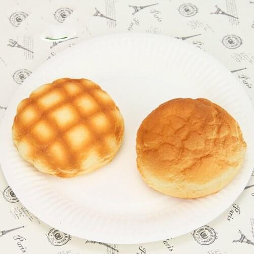 3pcs/lot PU Crafts Simulation Pineapple Bun Model Food Cake Bread Props Fragrance Photography Supplies Kitchen Decorative