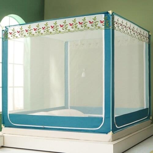 Free Installation Mosquito Net Full Bottom Mongolian Yurt Mosquito Net Bed Tent for Adults Zanzariere Bedroom Supplies BS5FWZ