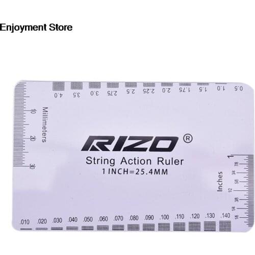 New Guitar Accessories String Specification Pillow Scale Measuring Ruler for Guitar Bass Electric Stainless Steel 95*63mm