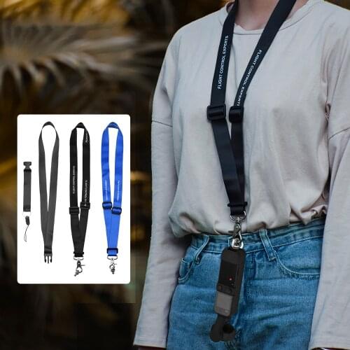 For DJI Pocket 2 Handheld Gimbal Stabilizer Neck Lanyard Hand Strap Neck Belt Lanyard Anti-dropping Sling Vlog Camer Accessory