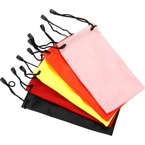 Waterproof Drawstring Pouch Bag Case For Sunglass Glasses Cellphone MP3 Camera 2XPC
