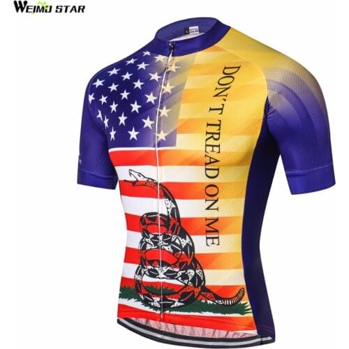 WEIMOSTRA Cycling Jersey Clothing 2017 Men Summer USA Snake bike jersey Short Sleeve outdoor mtb sportswear roupa ciclismo shirt