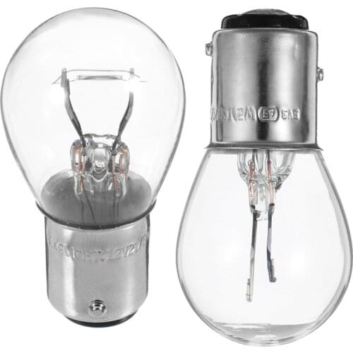 10pcs 1157 BAY15D LED Turn Singal Light Car Boat Reverse Brake Backup Lamp Tail Light Transparent Light Bulb DC12V Accessories