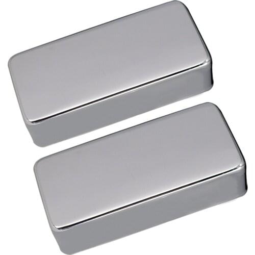 2 Pieces Brass Seal Type Humbucker Pickup Covers for Electric Guitar Parts