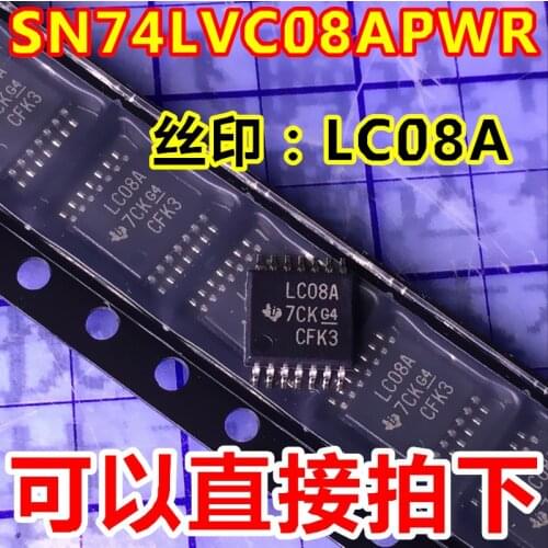 5pieces SN74LVC08APWR TSSOP14 SN74LVC08 LC08A