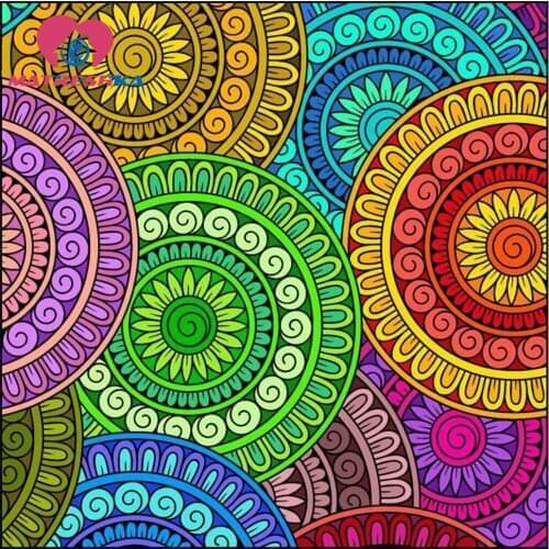 Diamond painting full square diamond painting mandala diamond embroidery pictures of rhinestones diamond mosaic home decoration