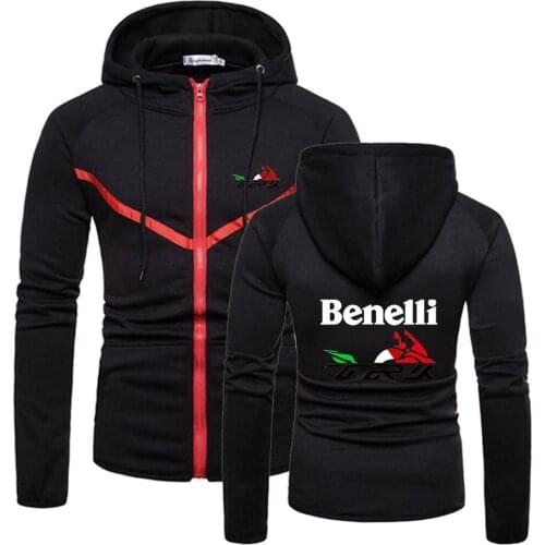 Benelli TRK 502X New Spring Autumn Zipper Quality Comfortable Wild Sweatshirts Solid Color Sportswear Coats hooded Hoodies