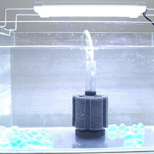 Aquarium Filter Pneumatic Type Fish Tank Filter Anti Air Lifting Mini Biochemical Filter Oxygen Increaser Faeces Suction Device