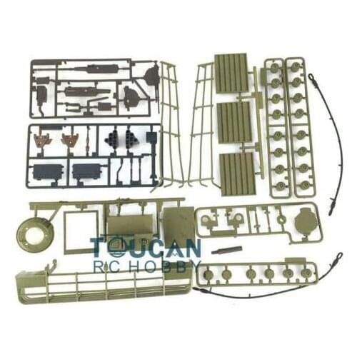 Heng Long 1/16 USA M1A2 Abrams RC Tank 3918 Camo Green Plastic Parts Bag TH00563-SMT4