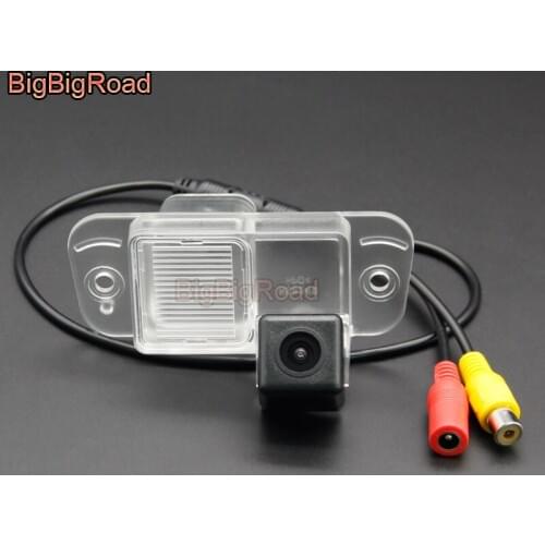 BigBigRoad For SsangYong Actyon 2006 2007 2008 2009 2010 Vehicle Wireless Rear View Parking CCD Camera HD Color Image Waterproof
