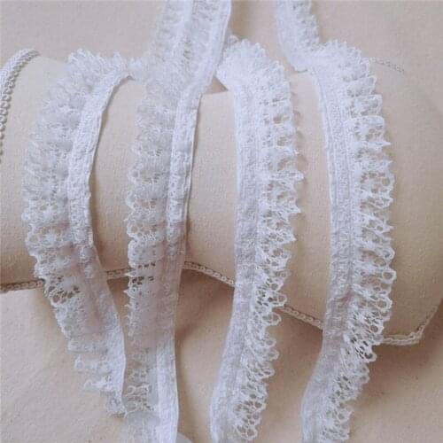 1Yards High Quality Lace Fabric 3cm Guipure Crafts Clothes Lace Sewing Trimmings Ribbon Lace Trim Dress Decoration encajes KQ25