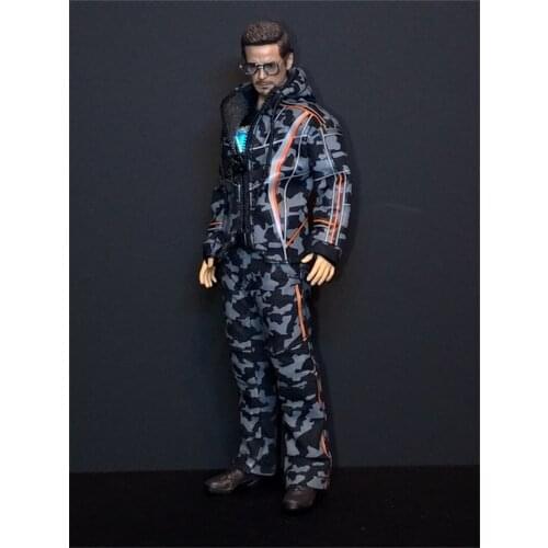 Hot Sales Scale 1/12th Model Tony Fashion Dressing Commoner Suit Trousers For 6 Inch Movable Doll Accessories