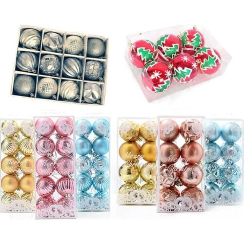 Christmas Ornament Set Special-shaped Electroplated Plastic Christmas Balls Festival Dress Up Supplies Decor Ornaments