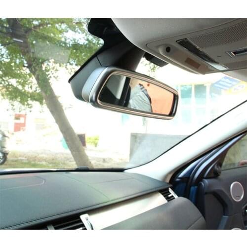 Car Rearview Mirror Frame Cover Trim ABS Chrome For Jaguar XE XF XJL F-Pace X761 Interior Accessories