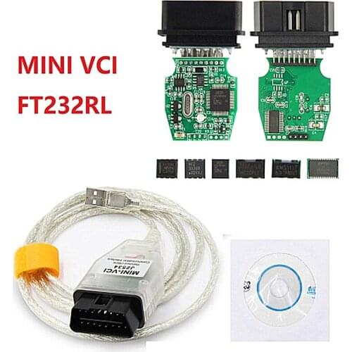 Latest Diagnostic Cables and Connectors Mini VCI InterfaceLatest Mini VCI V14.20.019 For T.oyota TIS Techstream Mini VCI J2534