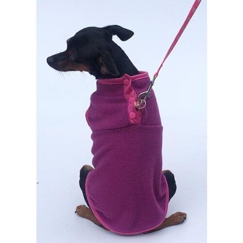 Dog Clothes Winter Autumn Warm Fleece Vest Cute Cat Pet Clothes for Small Dogs T-shirt French Bulldog Clothing Thicken Sweater