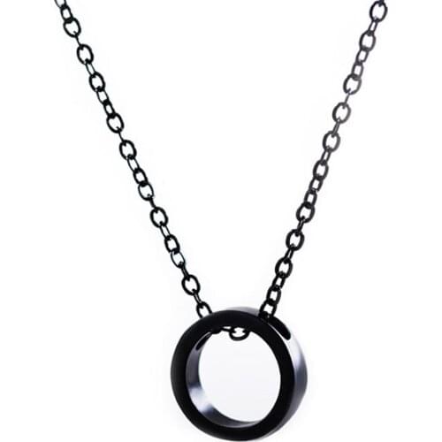 Simple Round Alloy Necklace Beautiful And Fashionable Womens Necklace Versatile Necklace Birthday Gift