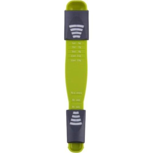 Adjustable Measuring Spoon Kitchen Double Sided Powder Metering Spoon Tool for Baking Cooking Coffee Sugar Salt Milk Powder Spic