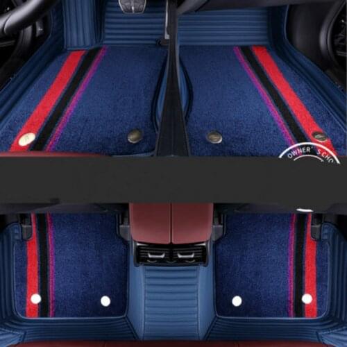 Special Full Covered No Odor Waterproof Wire Loop Carpet Durable Car Floor Mats For Volkswagen GOLF GTI Bettle Touraeg CC Tiguan