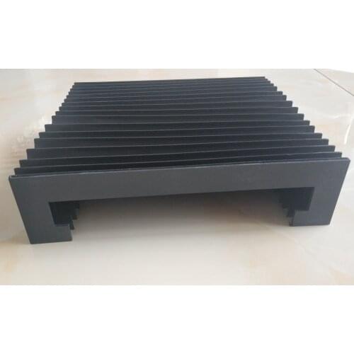 T2 CNC protection nylon bellow, Width 343 mm x Height 139mm x Lmax 700mm