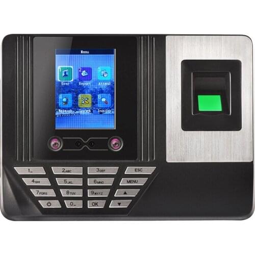 Facial and Password and Fingerprint Attendance Time Device Wide application 2.8 Inch LCD Display Easier Operating Plug EU