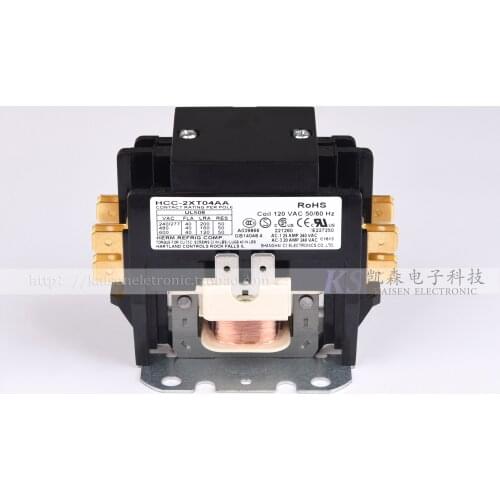 120V 40A HCC-2XT04AA Hartland Controls UL CSA Bipolar AC Contactor