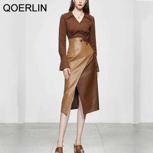 Женские костюмы с юбкой QoerliN China At AliExpress