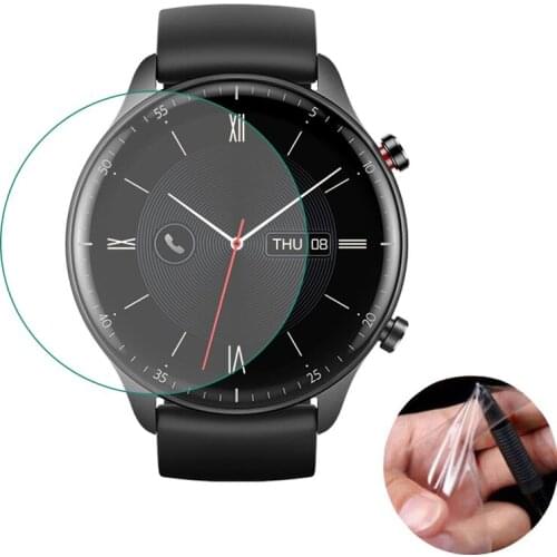 5pcs Soft TPU Protective Film For Amazfit GTR 2 LTE/eSIM/2e GTR2/E Watch Full Screen Protector Cover GTR2e Smartwatch Protection