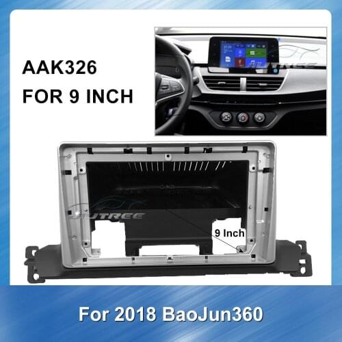 9 Inch Car Fascia Radio Panel Audio Frame for BaoJun360 2018 Car stereo Fitting installation adapter fascia DVD frame