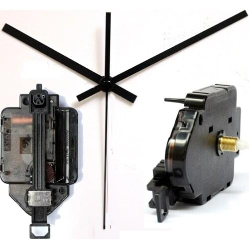 9mm Screw length 12888 Pendulum type Plastic Movement With black Hands 1# Step Clock Accessory Quartz DIY Movement Kits