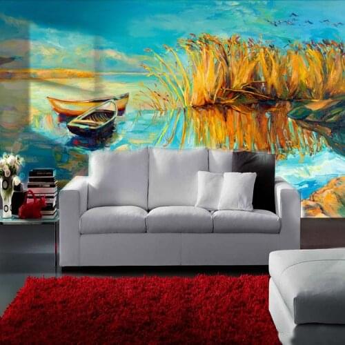 Beibehang Western Europe personalized custom Impression painting mural paintings TV backdrop wallpaper wallpaper