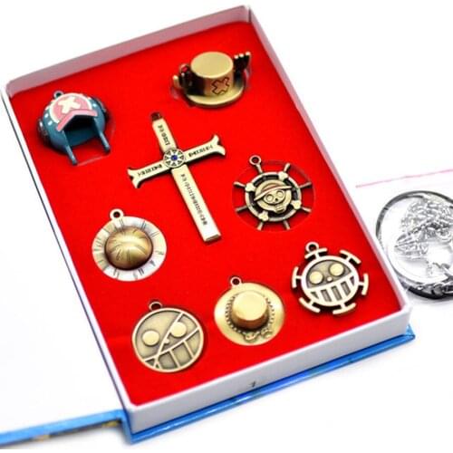 One Piece Anime Designed Accessory Set Pendant For Keychain and Necklace