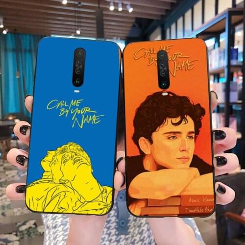 HPCHCJHM Call Me By Your Name Phone Case Cover for Redmi Note 8 8A 8T 7 6 6A 5 5A 4 4X 4A Go Pro