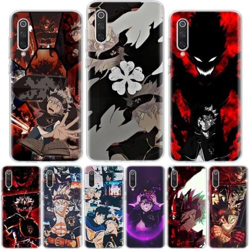 Hot Manga Anime Black Clover Phone Case For Xiaomi Note 10 Mi 8 9 10 10T 11 Ultra F1 F2 F3 Pro Lite X3 5X 6X A1 A2 A3 CC9E Cove