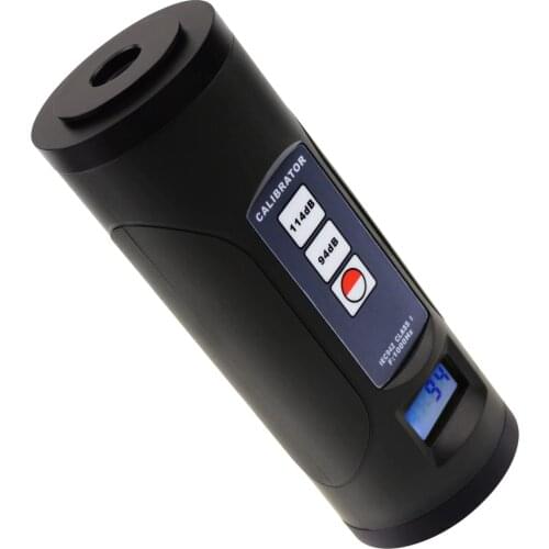 Digital Sound Level Meter Calibrator 94dB & 114dB for 1/2" and 1" inch Microphone, Professional Noise Decibel Calibration Tool