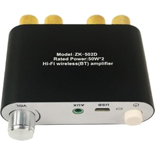 TPA3116D2 Bluetooth 5.0 Mini Digital Amplifier Stereo HiFi Home Audio Power Amp Audio Receiver USB DAC 50Wx2