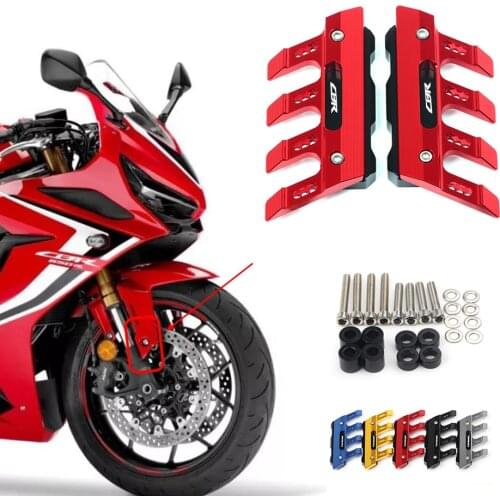 For Honda CBR 650R 1000RR CBR1000RR Motorcycle Mudguard Side Protection Mount Shock Absorber Front Fender Cover Anti-fall Slider