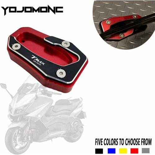 For YAMAHA TMAX 530 T MAX TMAX530 SX DX 2017 2018 2019 Motorcycle Kickstand Foot Side Stand Extension Pad Support Plate Enlarge