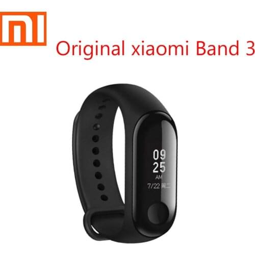 Original xiaomi Mi Band 3 4 Instant Message Heart Rate Fitness Tracker OLED Touch Screen Waterproof Smart Wristbands Bracelet