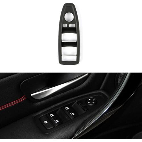 Car Interior Door Window Lift Switch Button Panel Trim Cover Replace for BMW 1 3 4 Series F20 F30 F31 F34 F35 F36 2012-2019