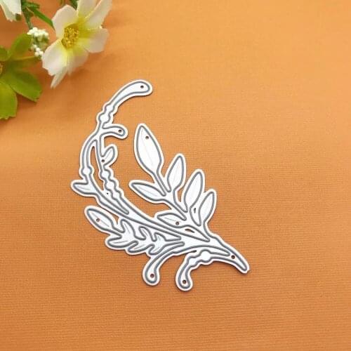 Leaf lace Frame New Metal Cutting Dies for 2021 Scrapbooking Edge No Stamps Stencil Cuts Crafts Decoration Molds Cutter Paper