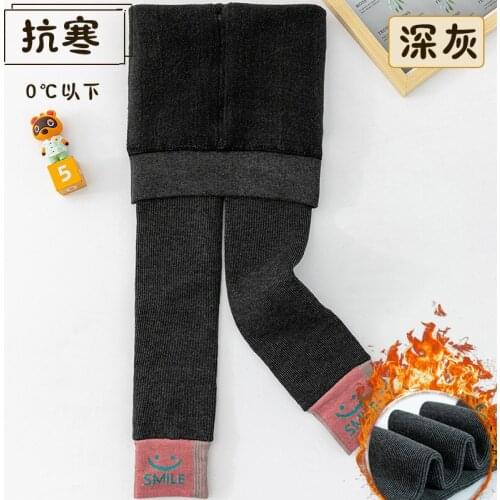 2021 Girls Winter Leggings School ChildrenS Cotton Tights For Teens Plush Kids Warm Girl Clothes Pants Sport 4 6 8 12 13 Years