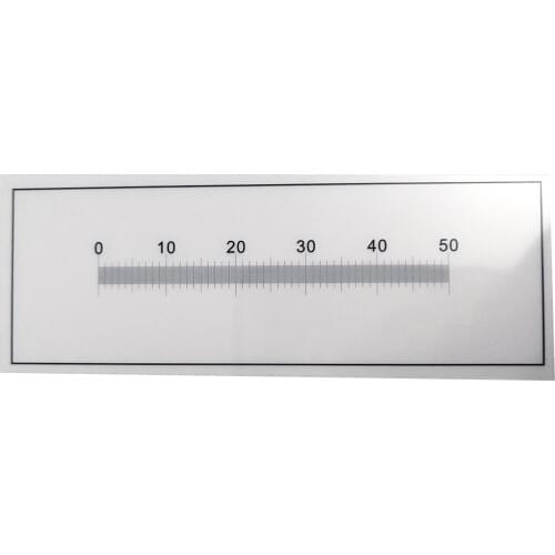 Microscope Objective lens Micrometer DIV 0.1mm Film Ruler Highly Transparent PET Calibration Measuring Card