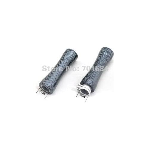 Motorcycle Wood Aluminum Handle Grips Bar Ends Hot Sale 2 x New [SS17]