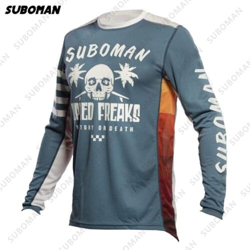 Suboman mtb moto Enduro Downhill Jersey 2021 short sleeve motorcycle Clothing bmx bike jerseys Riding for Mens T Shirt Jersey
